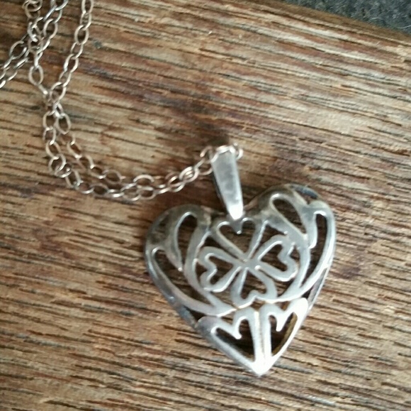 Silver Heart Pendant - Picture 1 of 7